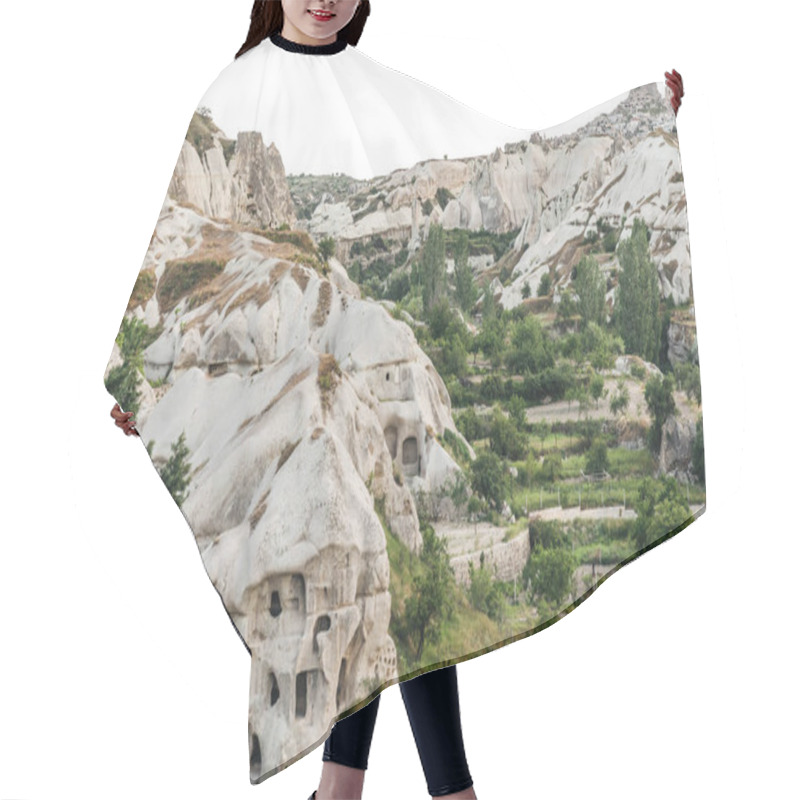 Personality  Beautiful View Of Caves And Rocks In Goreme National Park, Cappadocia, Turkey Hair Cutting Cape