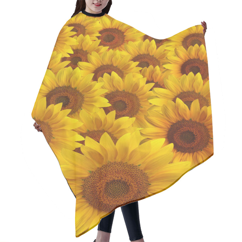 Personality  Sunflowers Hair Cutting Cape