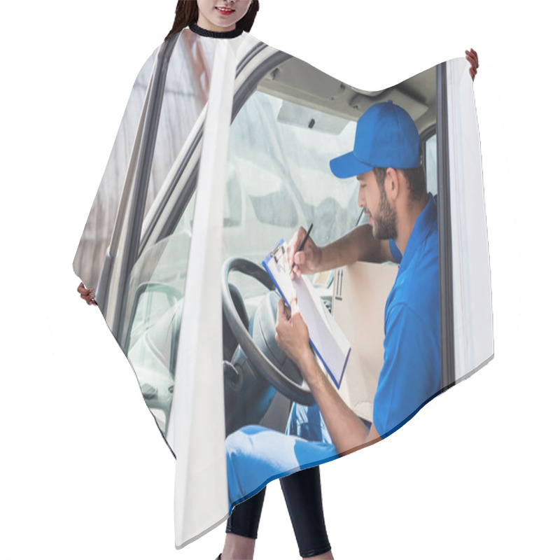 Personality  Delivery Man Hair Cutting Cape