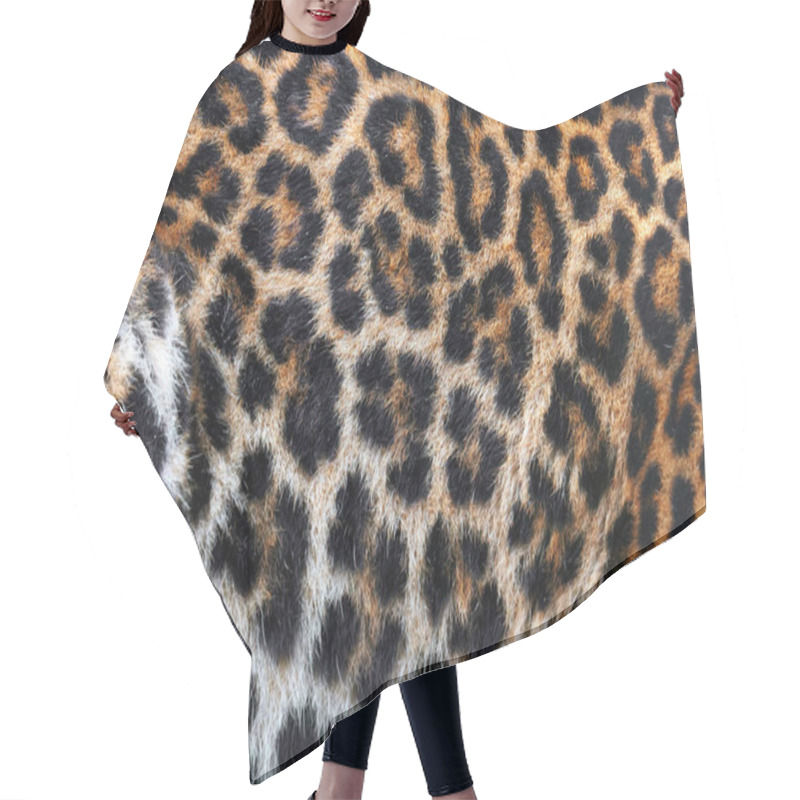 Personality  Leopard Skin Texture Hair Cutting Cape