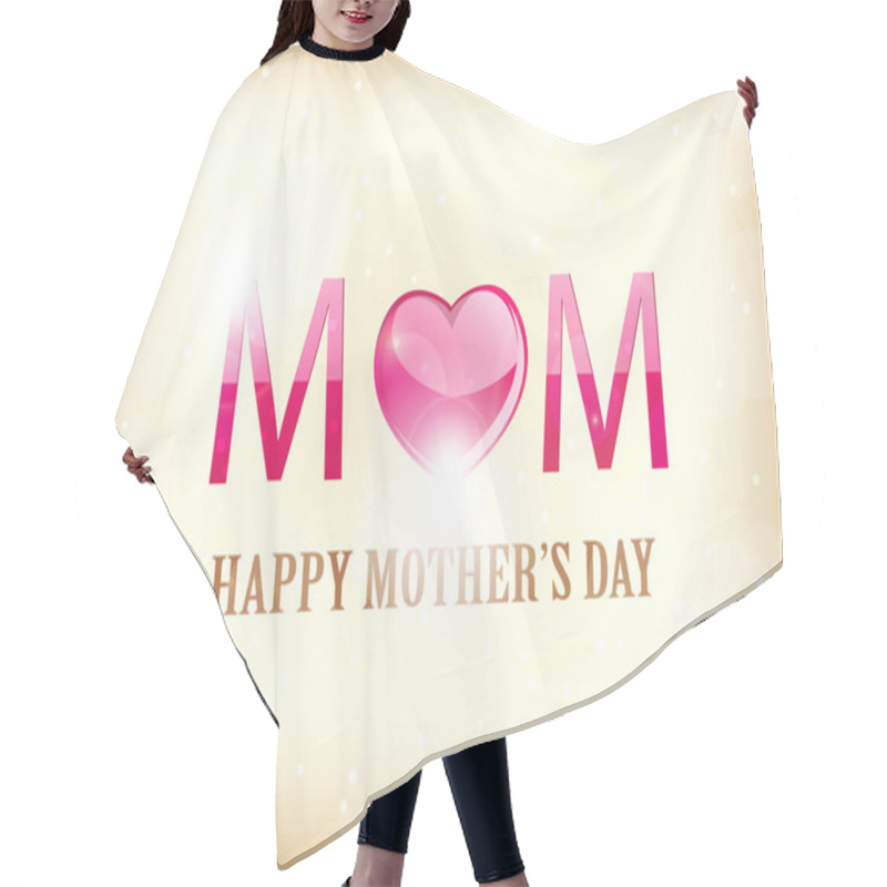 Personality  Happy Mother's Day Hair Cutting Cape