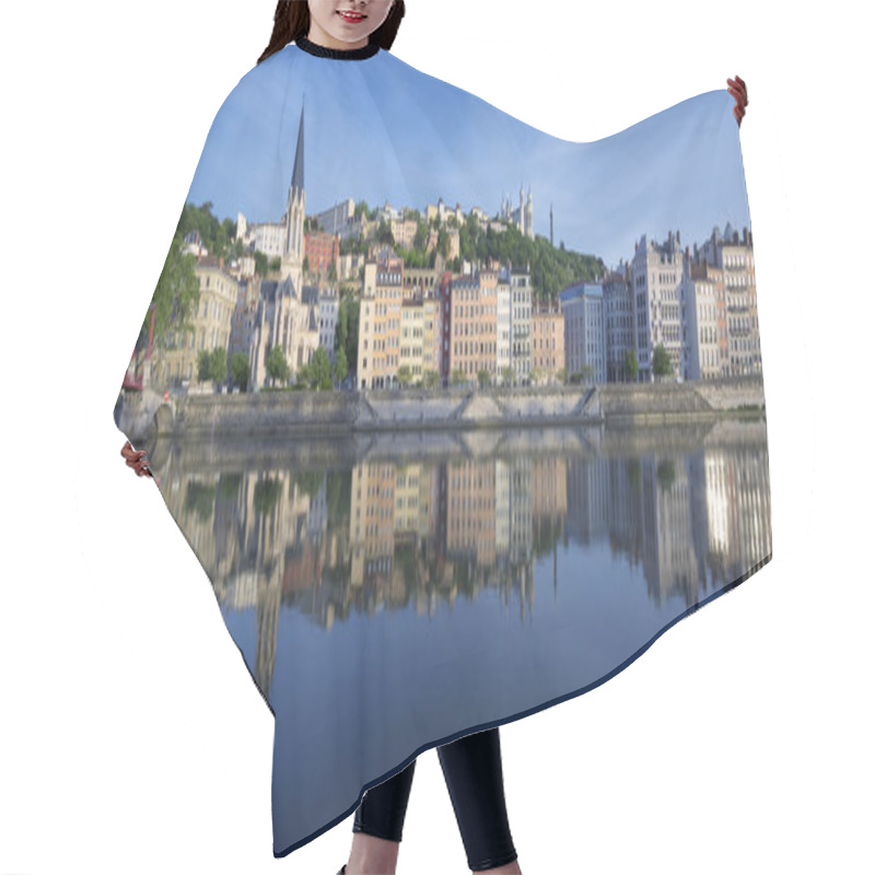 Personality  Panoramic View Of Saone River In Lyon Hair Cutting Cape