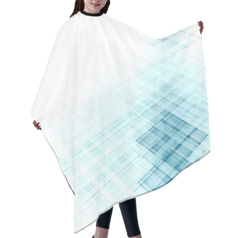 Personality  Abstract Business Science Or Technology Background Hair Cutting Cape