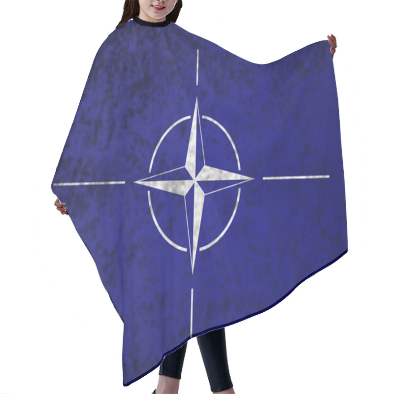 Personality  Flag Of North Atlantic Treaty Organization. Hair Cutting Cape