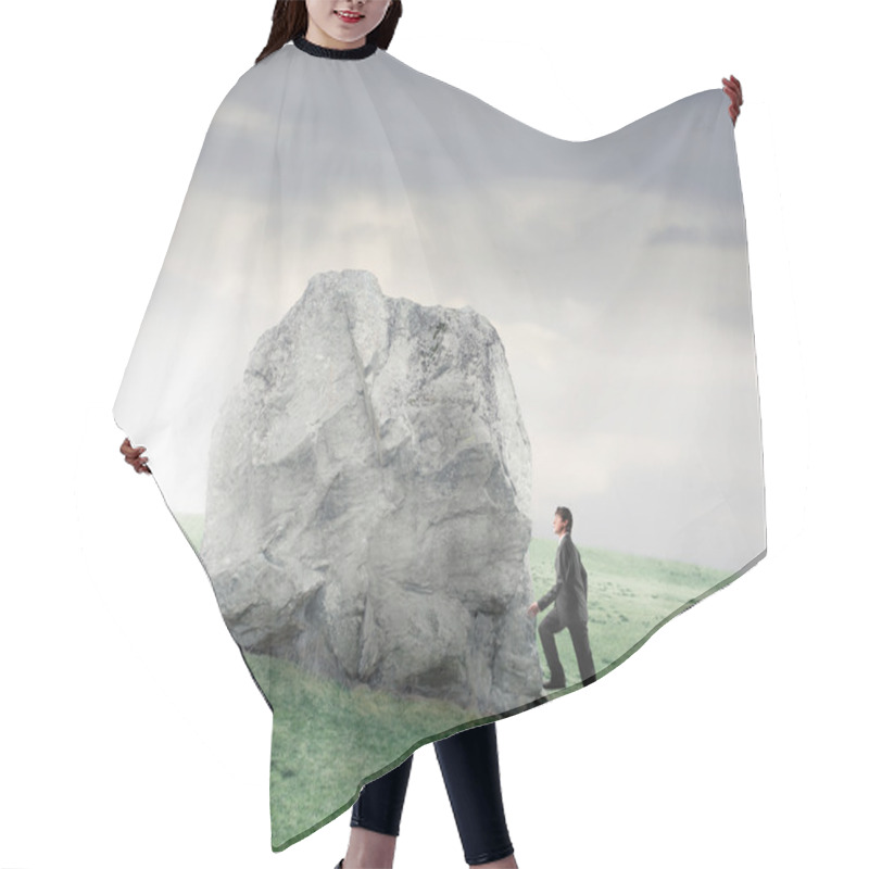 Personality  Overcoming Difficulties Hair Cutting Cape