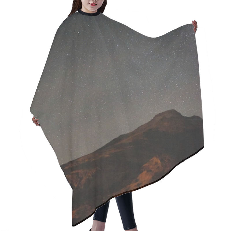 Personality  Snow-covered Mountains Of The Starry Sky And Iceland Hair Cutting Cape