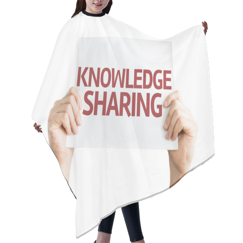 Personality  Knowledge Sharing Card Hair Cutting Cape