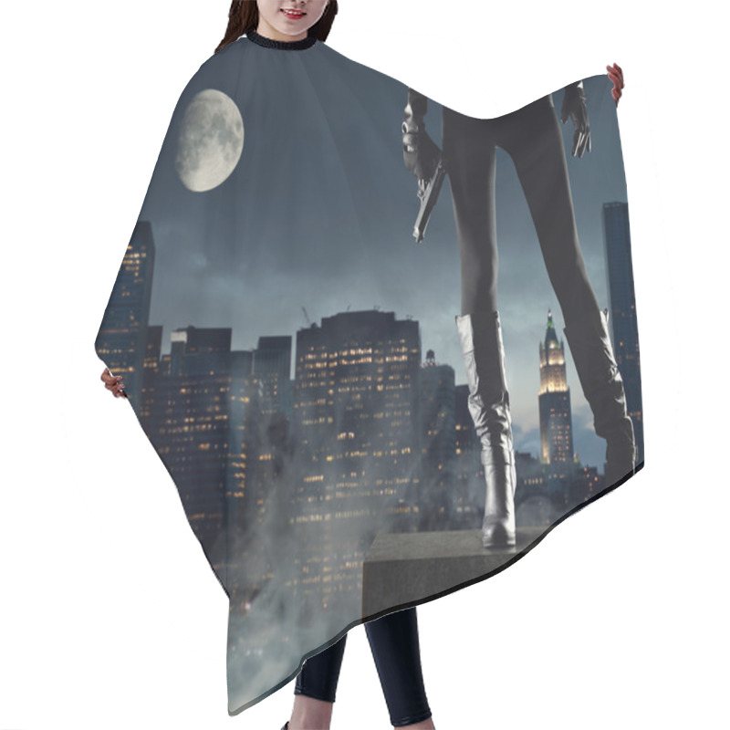 Personality  Sexy Thief Hair Cutting Cape