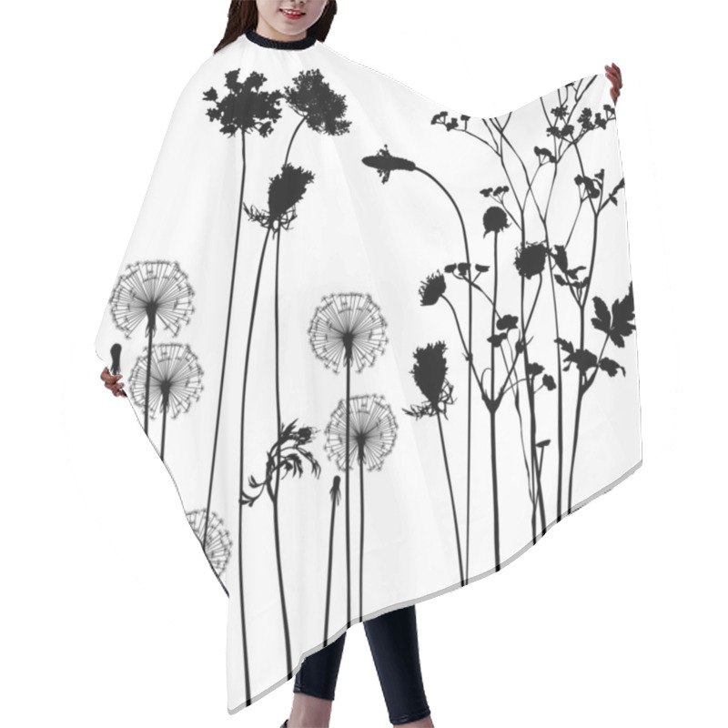 Personality  Collection For Designers, Plant Vector Hair Cutting Cape