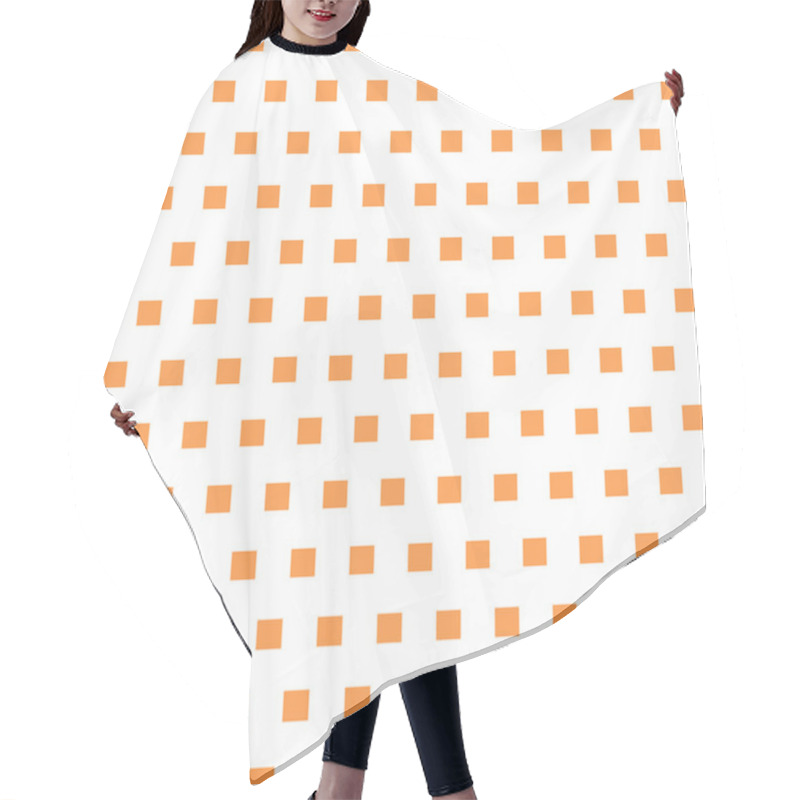 Personality  Abstract Squares Pattern Hair Cutting Cape