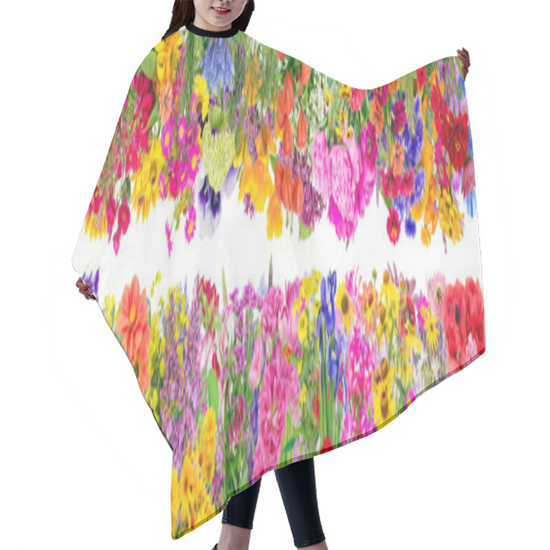 Personality  Fantastic  Floral  Borders Hair Cutting Cape