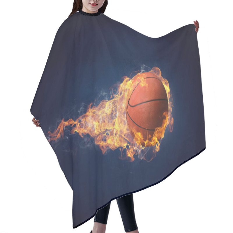 Personality  Basketball Game Concept Hair Cutting Cape