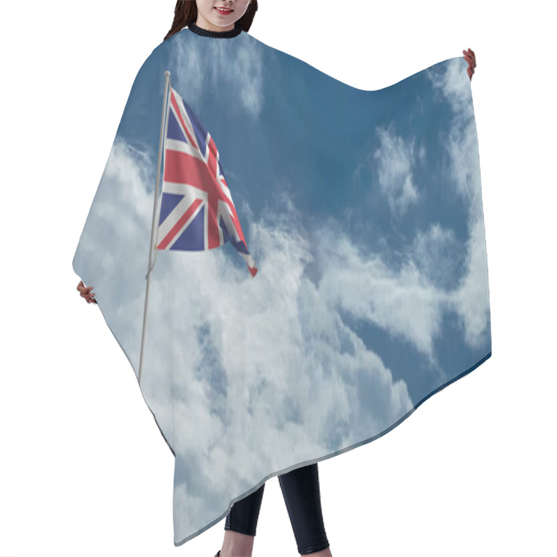 Personality  England Uk United Kingdom Royal English King Queen Jack London Jubilee Happy Birthday Queens Flag Blue Sky Cloudy Background Copy Space Luxury Ceremony National Country Britain Union Anniversary  Hair Cutting Cape