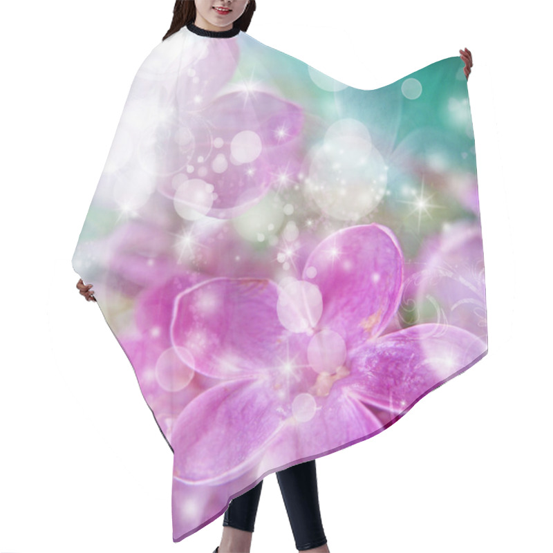 Personality  Soft Spring Blossoms Hair Cutting Cape