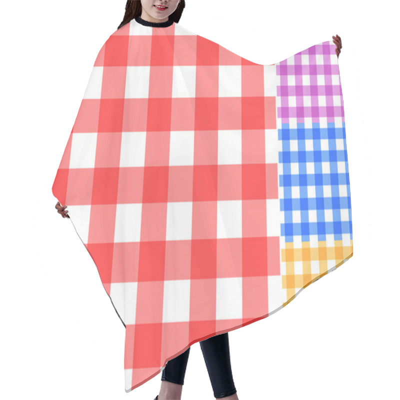 Personality  Seamless Traditional Tablecloth Pattern Hair Cutting Cape