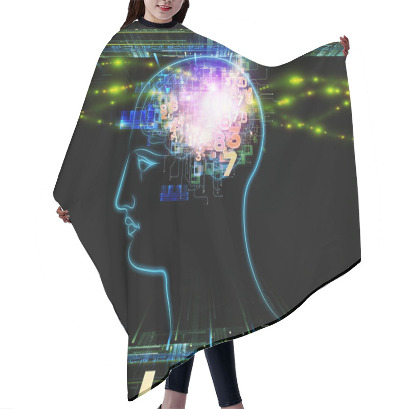 Personality  Light Of Thought Hair Cutting Cape