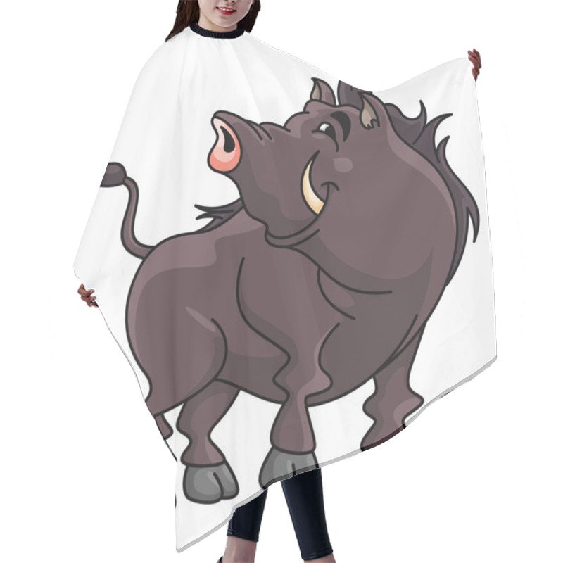 Personality  Wildboar Funny Cartoon Hair Cutting Cape