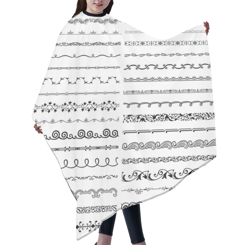 Personality  Seamless Horizontal Elements  Hair Cutting Cape