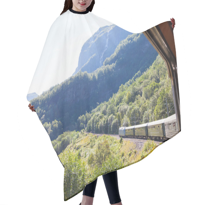 Personality  Railroad In Norway Hair Cutting Cape