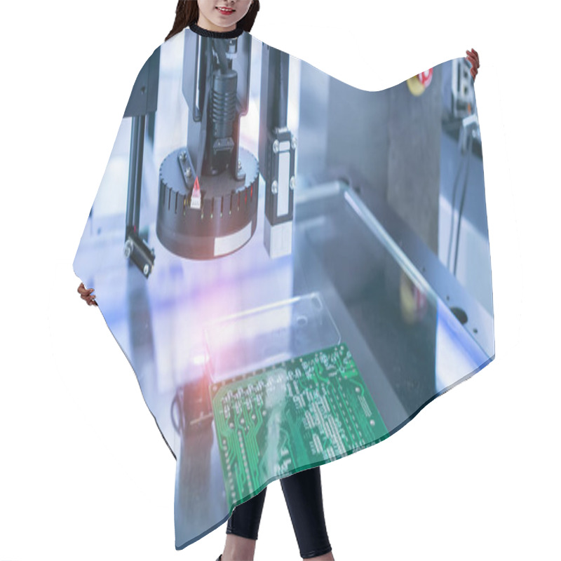 Personality  Vision Measuring Instrument Inspecting PCB Circuit Board Hair Cutting Cape