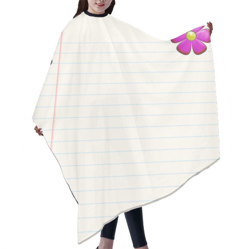 Personality  Book Wiht Flower Hair Cutting Cape