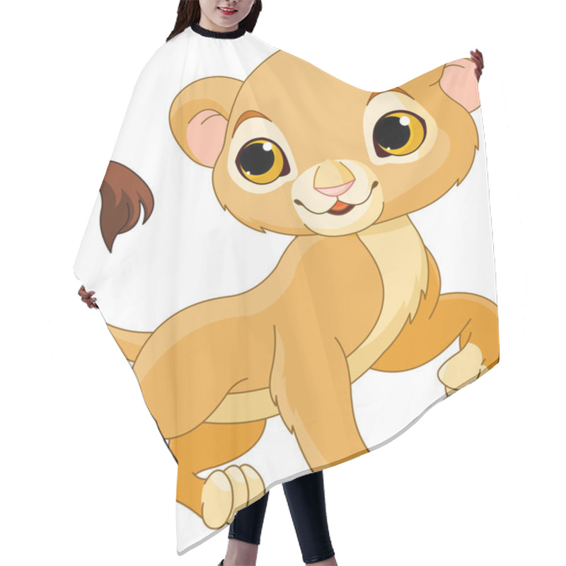 Personality  Brave Lion Cub Hair Cutting Cape