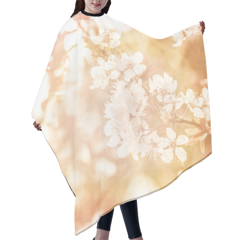 Personality  Apple Tree Blossom Hair Cutting Cape