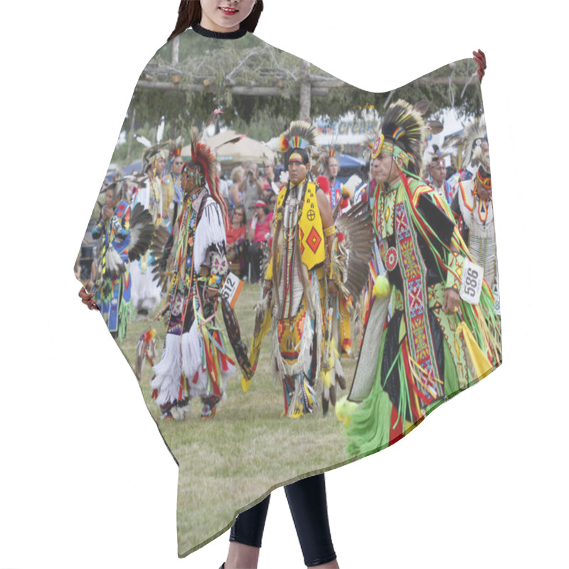 Personality  Native American Dancers Hair Cutting Cape