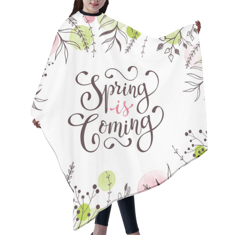 Personality  Spring Time Greeting Card Hair Cutting Cape