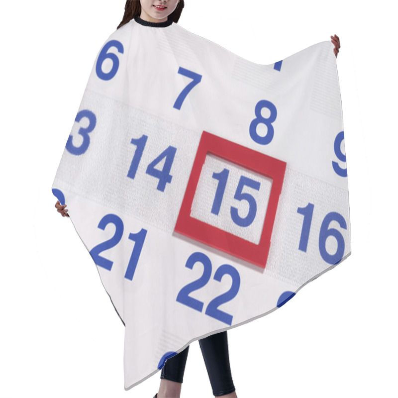 Personality  Calendar Hair Cutting Cape