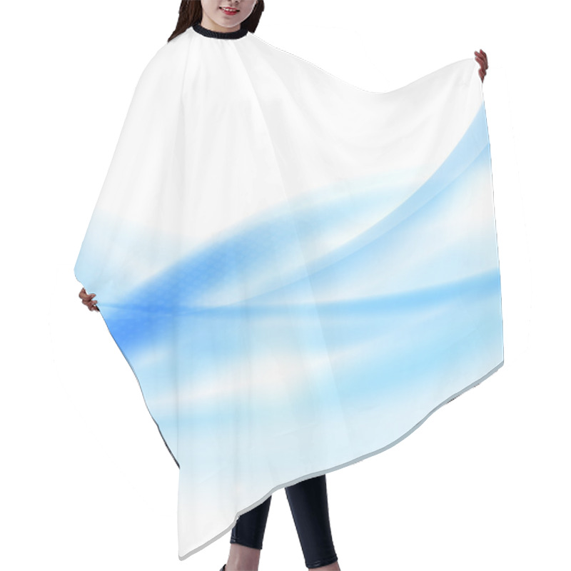 Personality  Abstract Light Blue Background Hair Cutting Cape