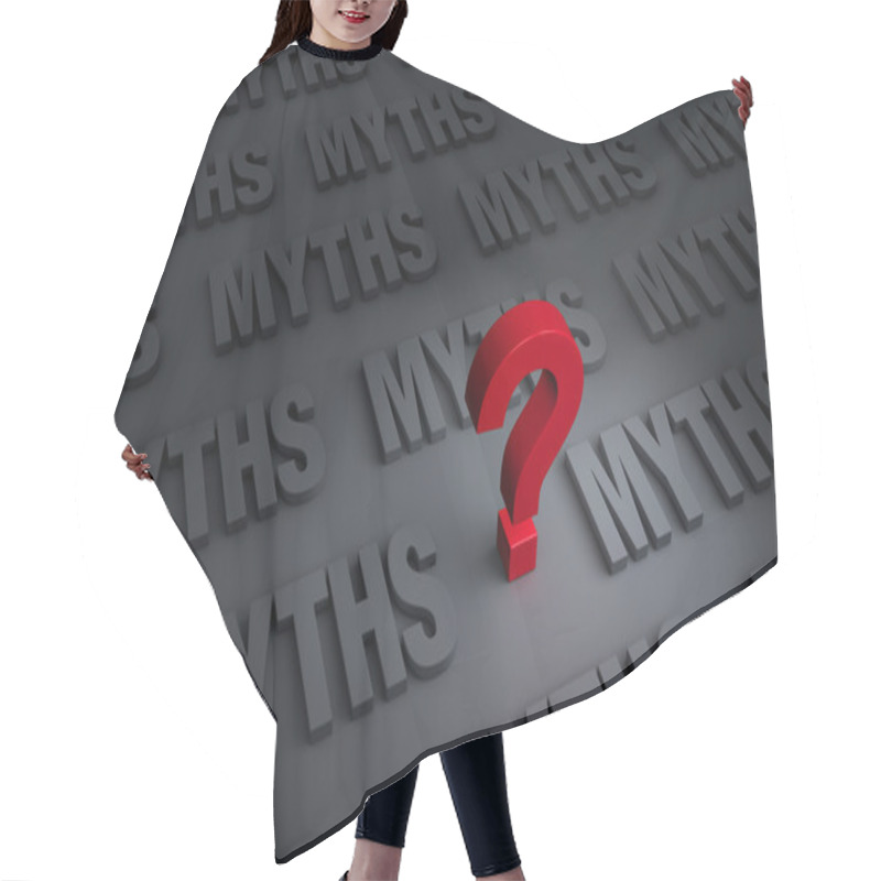 Personality  Questioning Myths Hair Cutting Cape