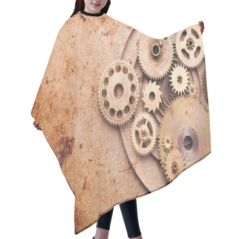 Personality  Steampunk Background Hair Cutting Cape