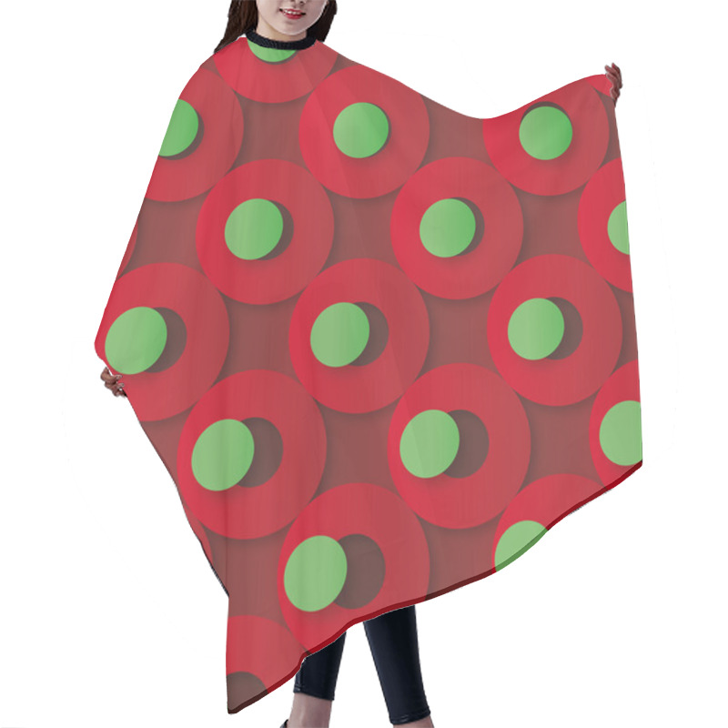 Personality  Geometric Background Hair Cutting Cape