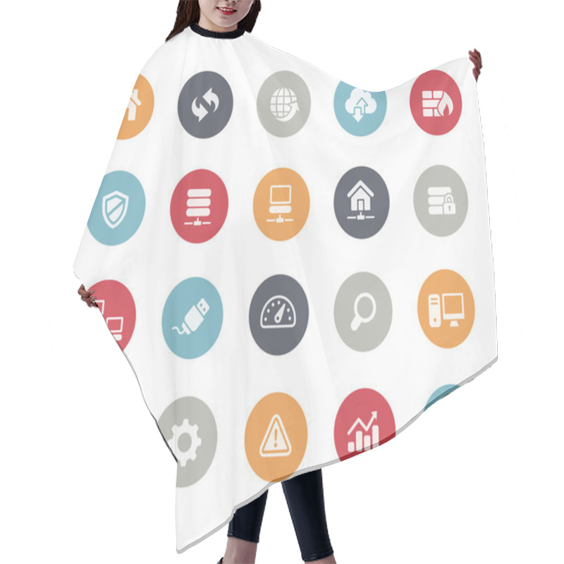 Personality  Developer Icons -- Classics Series Hair Cutting Cape