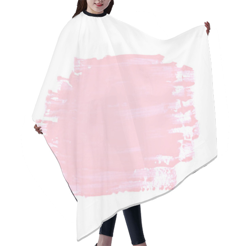 Personality  Smudged Splash Of Paint Isolated Hair Cutting Cape