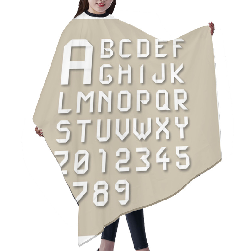 Personality  Letters Hair Cutting Cape