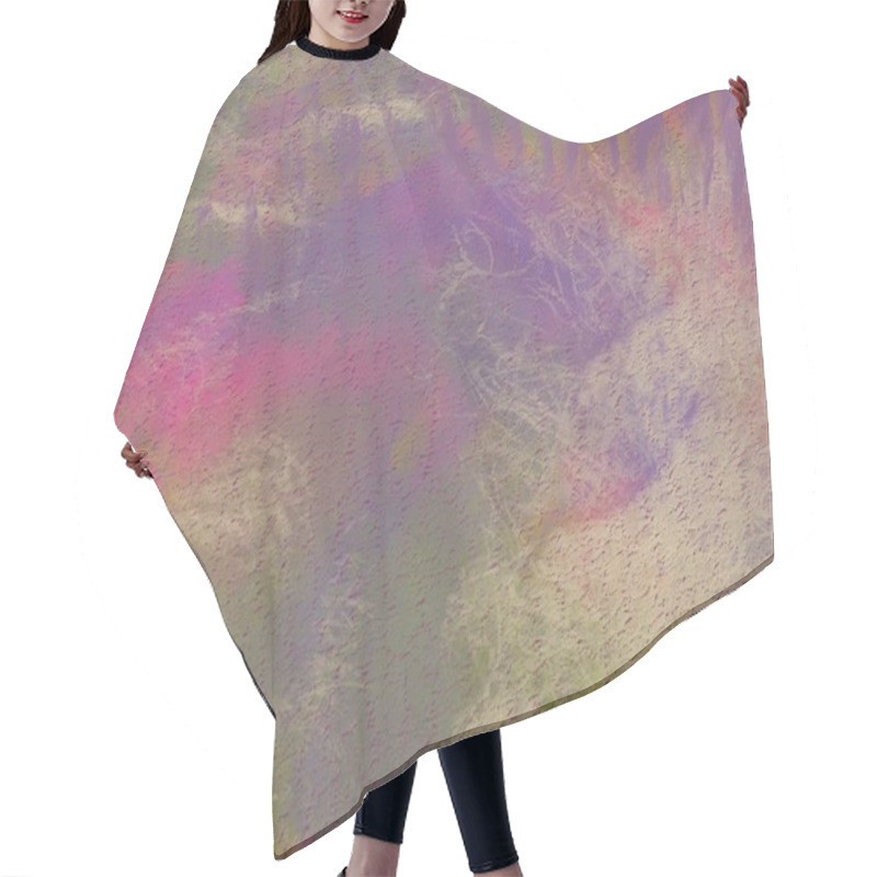 Personality  Abstract Grunge Background With Oil Paints Stains Rough Pattern Hair Cutting Cape