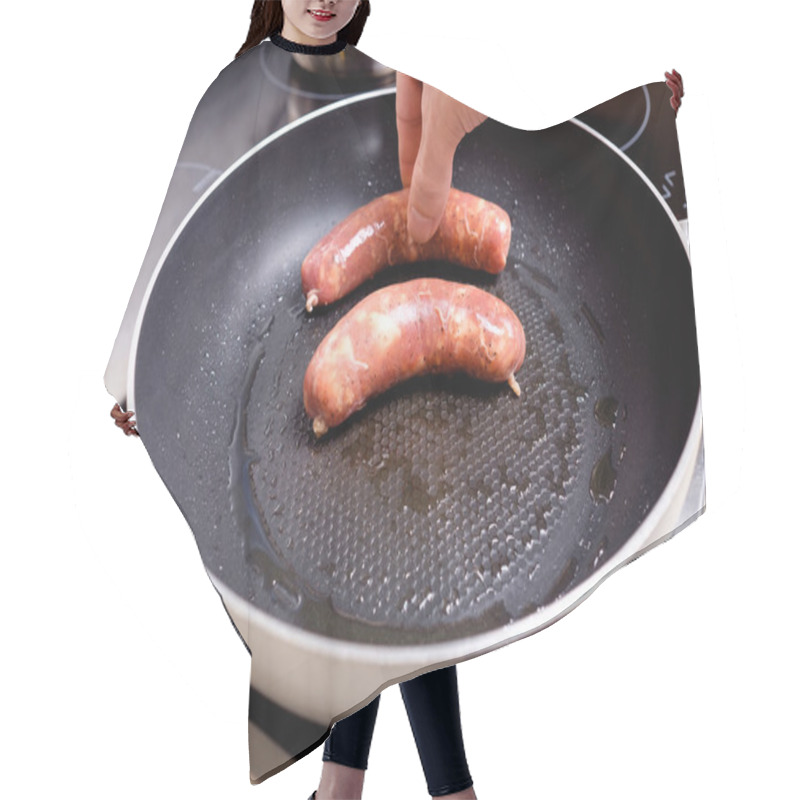 Personality  Meat Sausages Cooking Hair Cutting Cape