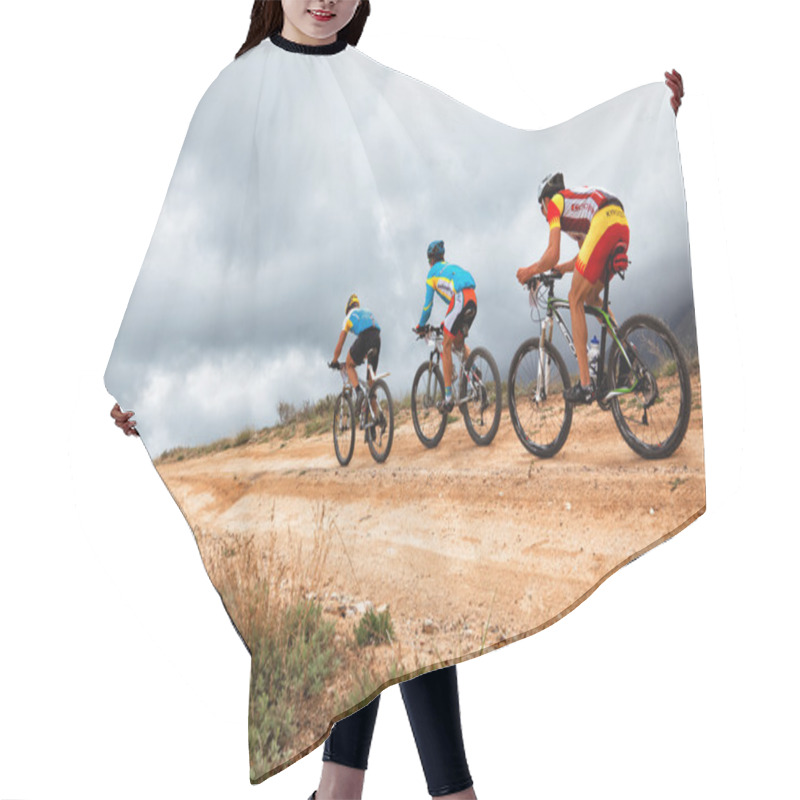 Personality  Mountain Bike Competition Hair Cutting Cape