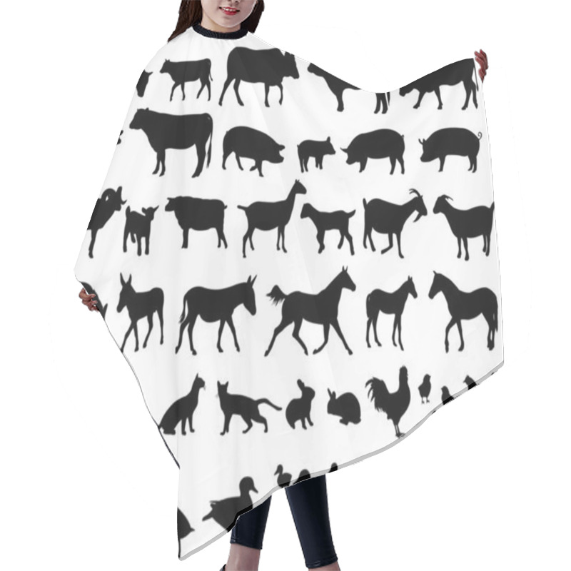 Personality  Farm Animals Hair Cutting Cape