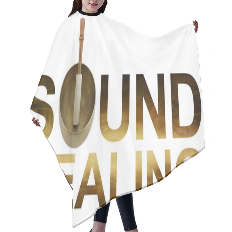 Personality  Sound Healing Logo  Hair Cutting Cape