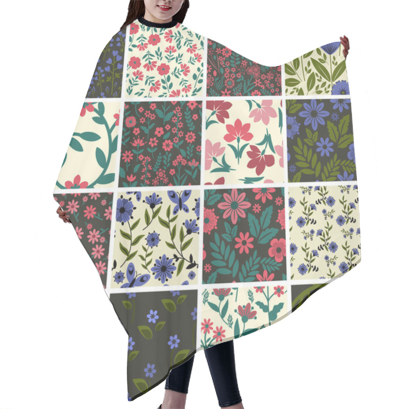 Personality  Seamless Patterns Hair Cutting Cape