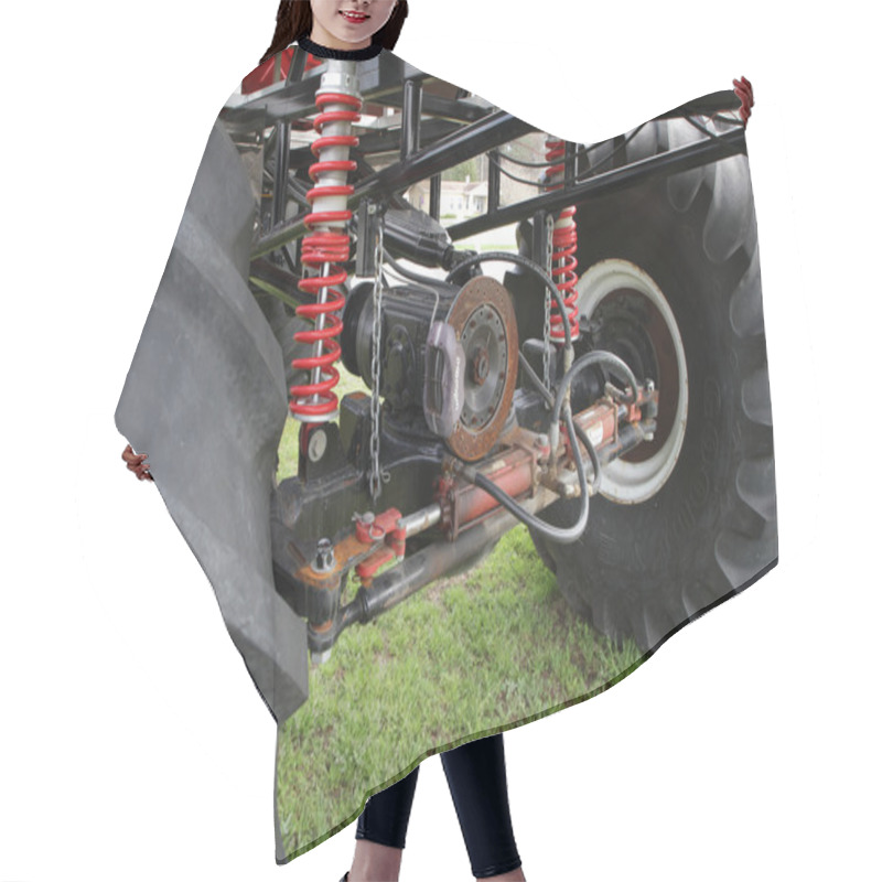 Personality  Monster Truck Suspension Hair Cutting Cape