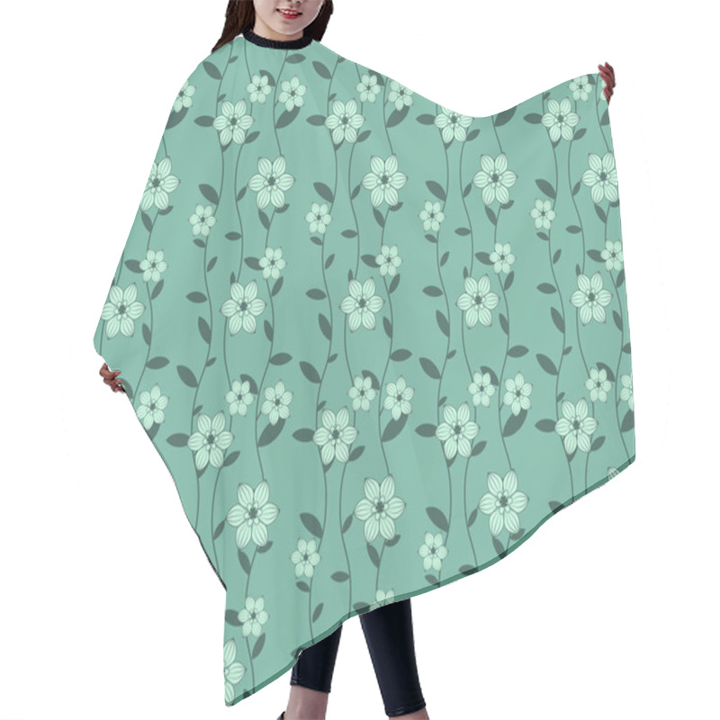 Personality  Floral Pattern Hair Cutting Cape