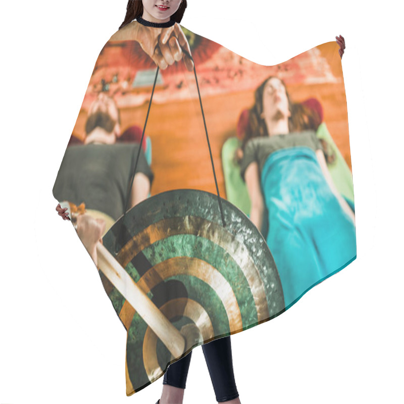 Personality  Gong In Sound Therapy Hair Cutting Cape