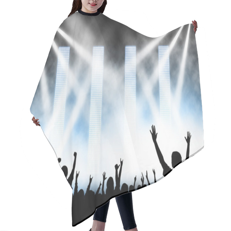 Personality  Concert Crowd Hair Cutting Cape