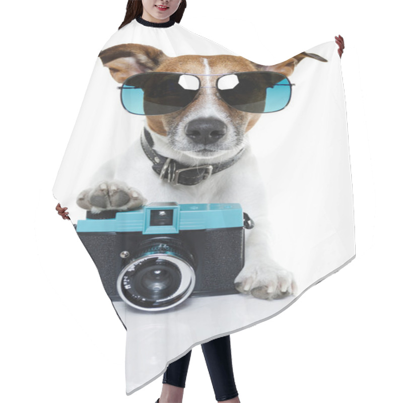 Personality  Dog Camera Hair Cutting Cape