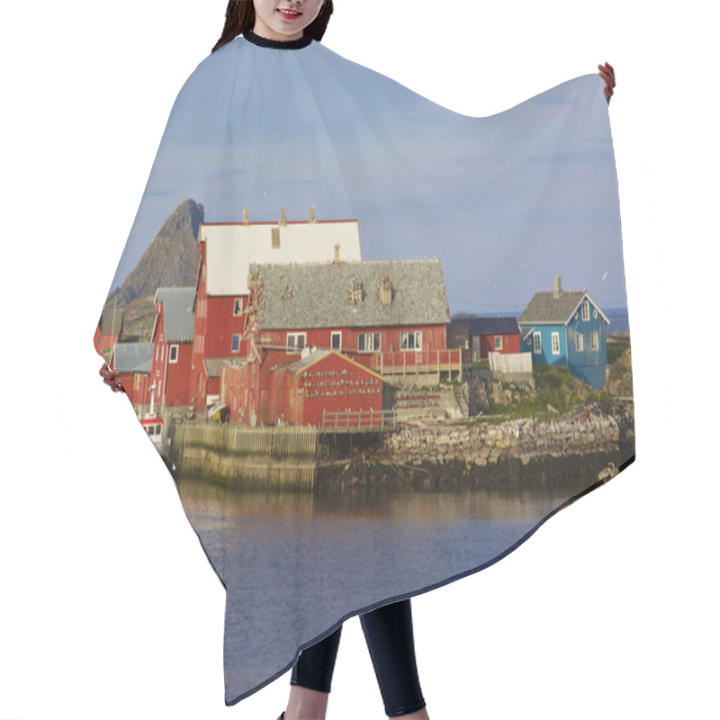 Personality  Nordic Fishing Harbor Hair Cutting Cape