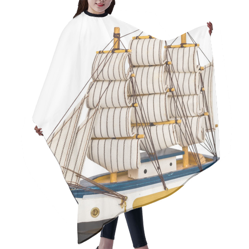 Personality  Sailing Boat Toy Hair Cutting Cape